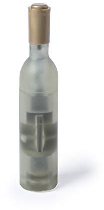 Lot de 20 tire-bouchon magnétique en forme de bouteille de vin. Avec corps en finition originale translucide, disponible en 3 couleurs différentes (Blanc)
