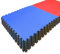 Foam Mats 10 Pack - 1m x 1m x 2cm Red/Blue | Interlocking Floor Mats for Home & Garage, Ideal for Gym Equipment, Martial Arts & Yoga