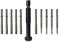 CENPEK - Set di 10 Strumenti di Regolazione del carburatore per 2 cicli, Piccolo Motore, per carburatore, Strumento di Regolazione del carburatore, cacciavite con Scatola per Stringa Trimmer Foglia