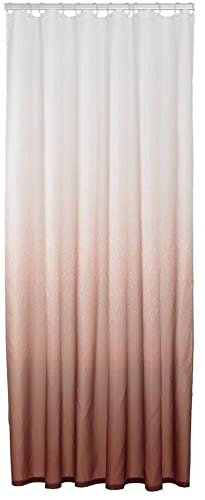 Sealskin Blend Duschvorhang 180x200 cm Dunkelrosa/Weiß, Sonstige