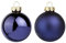 Deco Woerner Weihnachtskugeln blau 8cm 12St Christbaumkugeln Glaskugeln Weihnachtsbaumschmuck