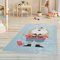 Pasha Home Kinderteppich 160x230 cm Cute Mouse/Kinder Spielteppiche aus Polyester- & Flanellfasern/Teppiche fürs Kinderzimmer antirutsch & schmutzabweisend/waschbarer Spiele Teppich