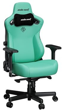 Anda Seat Kaiser 3 Gaming-Stuhl für Erwachsene – XL-Liegestühle für Videospiele, PVC-Leder, ergonomischer Gaming-Stuhl, robuste Nacken- und Rückenstütze, Lendenwirbelstütze – Luxus-Computerstühle für