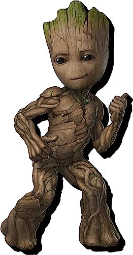 AQUARIUS Guardians of The Galaxy Groot Dance Funky Chunky Neuheit Magnet für Kühlschrank, Spind, Whiteboard & Spielzimmer, offizielles Lizenzprodukt und Sammlerstücke