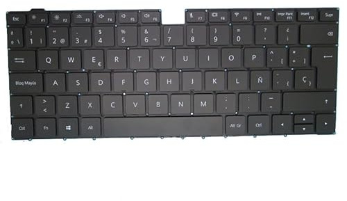 Teclado de la computadora portátil para Huawei MateBook D15 Bob-WAH9 SP español Negro