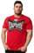 Tapout Herren Creston T-Shirt, Red/Black/Silver, M