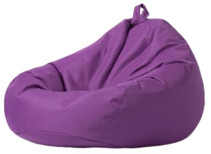 VIDECOR Sitzsack-Stuhlbezug (es War Nur EIN Bezug, Kein Voller Sitzsack), Wohnzimmermöbel, Lazy Sofa-Bettbezug (nur Bezug, Kein Füllstoff).,B-100 * 120CM