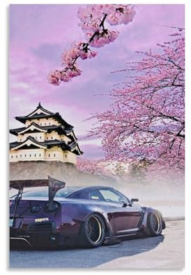 EVMILA Car The JDM Elite Poster, dekoratives Gemälde, Leinwand, Wandposter und Kunstdruck, modernes Familienschlafzimmer-Dekor-Poster, 20 x 30 cm