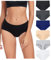 wirarpa Unterhosen Damen Baumwolle Bequeme Unterwäsche Frauen Slips Damen Atmungsaktiv Pantys 6er Pack Schwarz, Grau, Navy, Hellgrau, Weiß, Beige Größe M