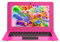 HOARDER 10.1 Mini Laptop for Kids & Students - Windows 10, Intel Celeron N4000, 8GB RAM, 128GB SSD (Expandable), WiFi, Bluetooth, Portable Lightweight Computer for Girls - Rose Pink