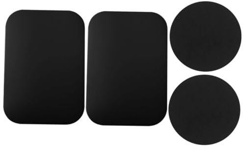 Mikinona 4stücke Magnetische Metallplatte Für Handymagnet Handyzubehör Kompatibel Mit Autohalterung Und Auspuffhalterung Mit Klebstoff Für Einfache Befestigung