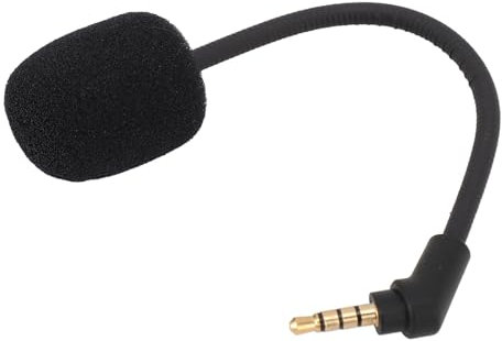 Asta del Microfono per Microfono da Gioco di Ricambio per Kingston Cloud Flight/Flight S Cuffie da GiocoWirelss, Cancellazione del Rumore, Spina Placcata Oro da 3,5 Mm