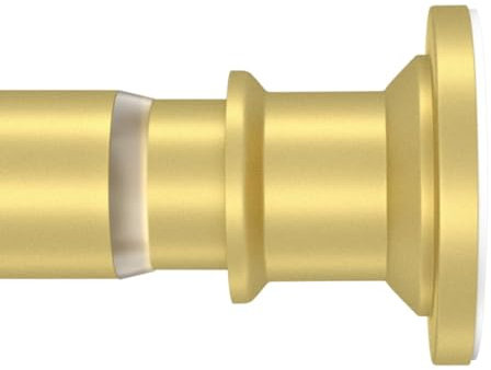 XIQIYY Gold Small Tension Rod 18-32 Inch Short Shower Curtain Rod No Drilling Expandable Closet Spring Rod,Stainless-Steel