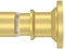 XIQIYY Gold Small Tension Rod 18-32 Inch Short Shower Curtain Rod No Drilling Expandable Closet Spring Rod,Stainless-Steel
