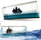Piratenschiff in einer Flasche, unsinkbares Boot in einer Box, Acryl-Kreuzfahrtschiff-Modell, nie sinkendes Schiff, flüssige Driftflasche, schwarze Perle, Geisterbootmodell, Piratenschiff,