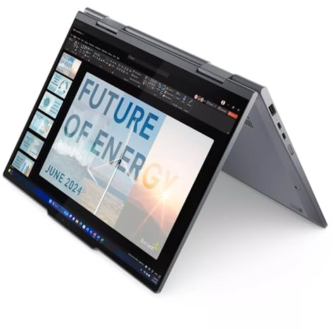 Lenovo ThinkPad X1 2-in-1 Yoga Gen 9 Laptop, Intel Ultra 7 155U, 14 FHD (1920x1200) Touchscreen, IPS Anti-Glare, 32 GB DDR5, 2 TB SSD, 1080P FHD RGB+IR Camera, Slim Pen, Win 11 Pro - Grey