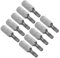 CoCud Embouts de Tournevis Torx, Tige Hexagonale 1/4 de 25mm de Long, T20 Magnétique, Embouts de Tournevis - (Applications: pour l'Entretien de Voiture), 10 Pièces