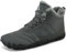 Mishansha Scarpe Uomo Invernali Stivaletti Neve Donna Caldo Scarponcini Invernali Antiscivolo Scarponi Neve Barefoot Shoes Grigio EU Gr.45