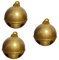 BESPORTBLE 3st Ballonglocken Weihnachtsfeier Luftballons Aufblasbarer Ball Aufblasbarer Jumbo-ball Weihnachtsballon Neujahrsballons Riesige Glöckchen Kugelballon Feiertagsballon Golden Pvc