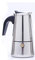 Stainless Steel Espresso Coffee Maker Stove Top Percolator 2/4/6/9 Cups Moka Pot ， Makes Real Italian Coffee, Moka Pot 2/4/6/9 Cups ， Stainless Steel (B-4Cups/200ML)