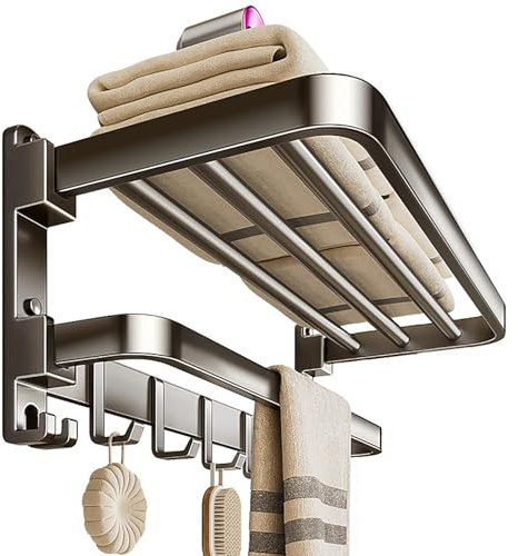 Generic Porte-serviettes pour radiateur, porte-serviettes, support de rangement de salle de bain, porte-serviettes haut de gamme pour toilettes en aluminium
