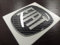 logo adesivo 3d volante compatibile con modelli fiat dimensioni 40 x 43 mm (carbonio grigio)