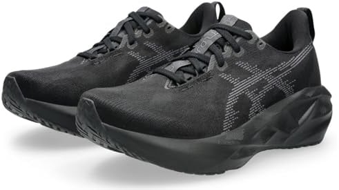 ASICS Damen Novablast 5 Sneaker, Black Carrier Grey, 41.5 EU