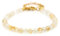 Echtes Citrin Edelstein Armband mit facettierten 4mm Perlen - Länge verstellbar - Heilstein Schutzstein Edelsteinarmband Glücksbringer Talisman Geschenk (Citrin, 16-21CM G)