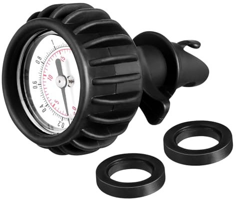 Warmhm Kajakpumpen Drucktester Präziser Luftdruckmesser für Surfboards und Aufblasbare Boote Hochwertiges Einfach Abzulesen Bedienen für Outdoor Aktivitäten