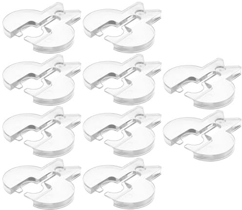 SG Store Pack of 10 Splinter Protection Jigsaw Anti-Burr Seal 2607010079 Compatible with Bosch GST800 GST65 GST85 PST 650L Transparent