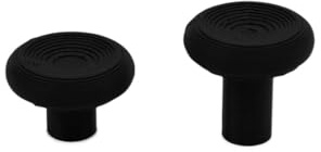 1 Par de Reemplazo de Tapa Basculante para Legion Go Joystick Shell Controlador de manija de Consola de Juegos Tapa de Agarre de Pulgar Basculante Modificada Colorida (Black)