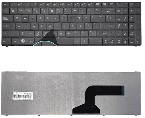 WGGYGMD Tastiera RU per ASUS N71 N71Jq N71Jv K52J N53SN X55 X55V N73S N73J P53S X75V B53J G53S G73S K53SD K53SF K54HR K54HY K54S(US Large Keycap)