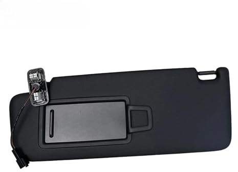 Delantera Visera Parasol para Skoda para Octavia para Superb para Rapid para Seat para Arona para Ateca 5G0857551 5G0857552 Visera Negra para Interior Coche(Left)