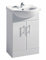 VeeBath Linx Bathroom Vanity Basin Sink Cabinet Unit High Gloss White Soft Close Door Hinges Storage Furniture - 550mm