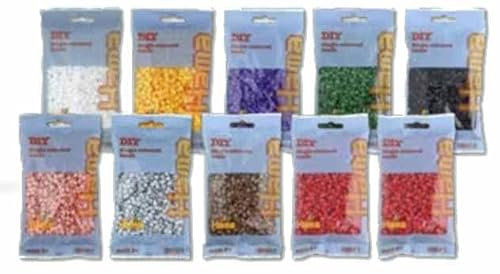 Hama MIDI Bügelperlen Sortierung Weihnachten 10 Beutel mit je 1000 Bügelperlen