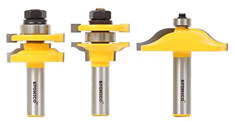 Kleiderstange und Stil mit Panel Bit Router Bit Set – Ogee – 1/5,1 cm Schaft – yonico 12338