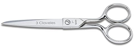 3 Claveles 7 - Tijera de costura de 7, Gris