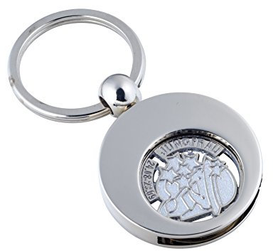 Jadani Hochwertiger Schlüsselanhänger mit EK-Chip Sternzeichen Jungfrau