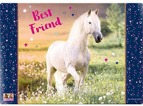Spiegelburg 14567 Schreibtischauflage 'Best Friend' Pferdefreunde
