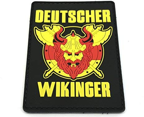 Deutscher Wikinger German Viking Paintball Airsoft PVC Morale Patch