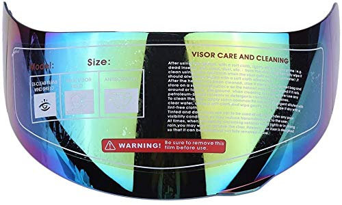 Light Weight UV Protective Motorcycle Helmet Visor Lens, Tough PC Plastic Helmet Visor Windshield Replacement for 316 902 AGV K5 K3SV, 28 * 12cm Anti-Explosion Motorcycle Helmet Visor Lens