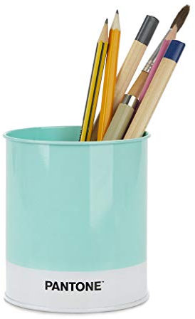 balvi Schreibutensilienbehälter Pantone Türkis Farbe Desktop-Organizer Halten Sie Ihre Kugelschreiber