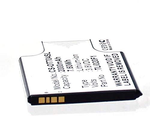 MobiloTec Akku kompatibel mit Alcatel U5, Li-Ion 2000 mAh, Batterie