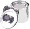 Cabilock Filtre À Graisse Bac à Graisse avec Passoire à Huile Pot de Stockage D'huile en Acier Inoxydable pour La Cuisson La Friture Huile Bacon Graisse Bac à Graisse pour Cuisine 2. 3L