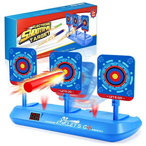 GeschenPark Zielscheibe für Pistole, Geschenk Junge 4-15 Jahre Kinderspielzeug Spiele ab 3-12 Jahre Spielzeug ab 5-12 Jahre Mädchen Outdoor Spielzeug Ostergeschenke Kinder
