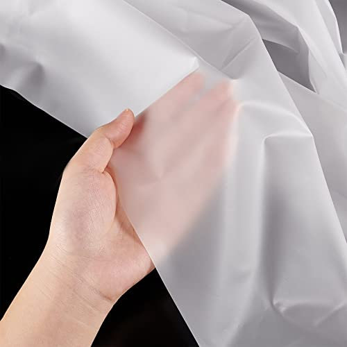 NBEADS 1.37x1m durchscheinender Stoff, 0,1 mm dick Klares TPU-Gewebe Wasserdichte Kleidung Mattiertes Wasserdichtes Material Für Regenmantel Kleidung Nähen Handwerk Dekoration