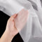 NBEADS 1.37x1m durchscheinender Stoff, 0,1 mm dick Klares TPU-Gewebe Wasserdichte Kleidung Mattiertes Wasserdichtes Material Für Regenmantel Kleidung Nähen Handwerk Dekoration