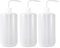 1000 ml Kunststoff-Waschflasche, Labor-Quetschflasche mit schmaler Öffnung und Skalen-Etiketten, Spritzflasche für Pflanzenblumen, Sukkulenten, 3 Packungen
