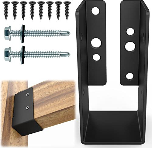 12 PCS Concealed Joist Hanger,2 x 4Outdoor Concealed-Flange Hanger,Concealed Face Mount Joist Bracket for 2x4 Beam ,Swing,Fence