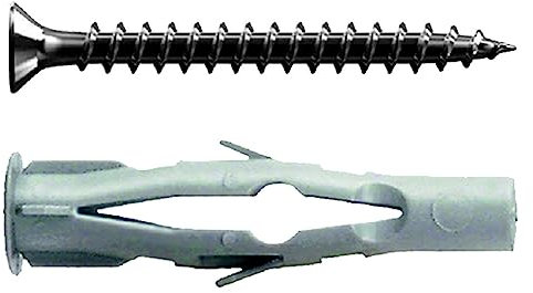 50PZ TASSELLO NYLON 'GBU' GBU 8/V 8 x 50 - vite 4,5 x 60